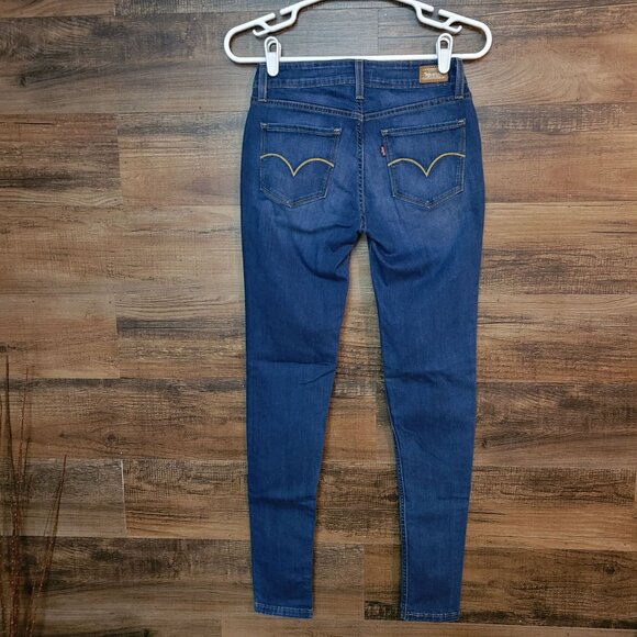 Levi's Legging Jeans Size 28 Low Rise Medium Light Wash Stretch Denim Western - Picture 2 of 10